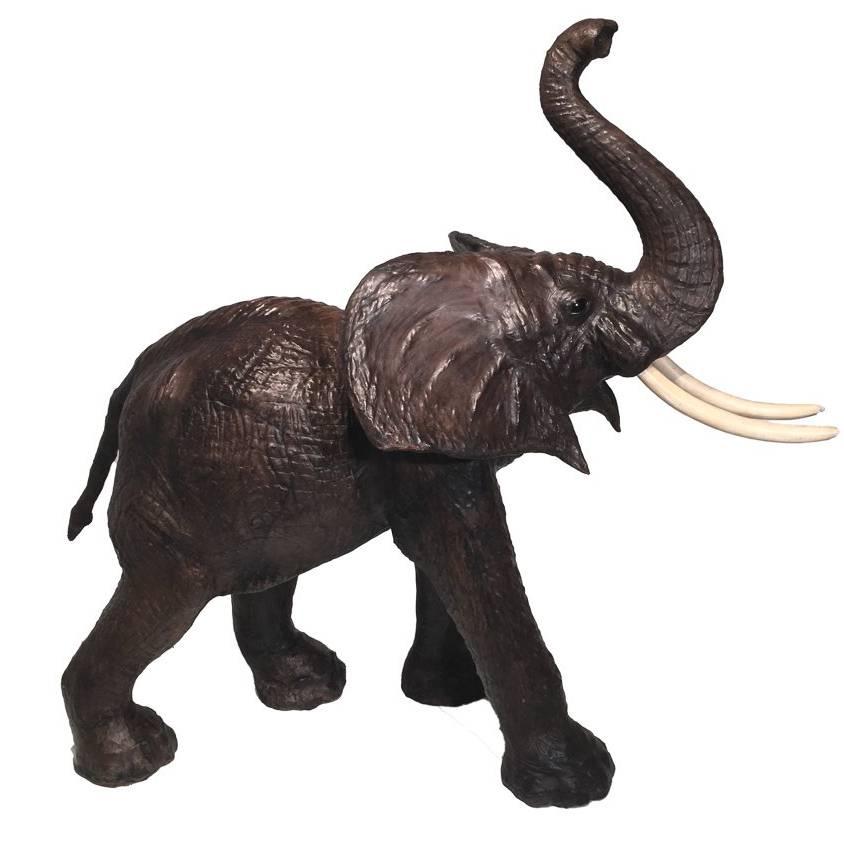 Amazing and Very Rare Elephant in Leather, circa 1960