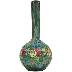 Art Deco Keramis Boch Stoneware Gres Vase