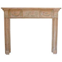 Late Georgian Pine and Gesso Fire Surround