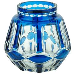 Art Deco Val Saint Lambert Glass Palacio Vase