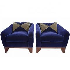 Pair of J. Robert Scott Adriano Lounge Chairs