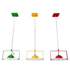 1980s Tronconi 'Tricolore' Pendants in the Manner of Joe Colombo 9