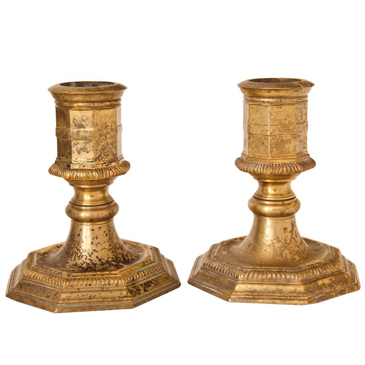 Italian Candlesticks, circa 1680