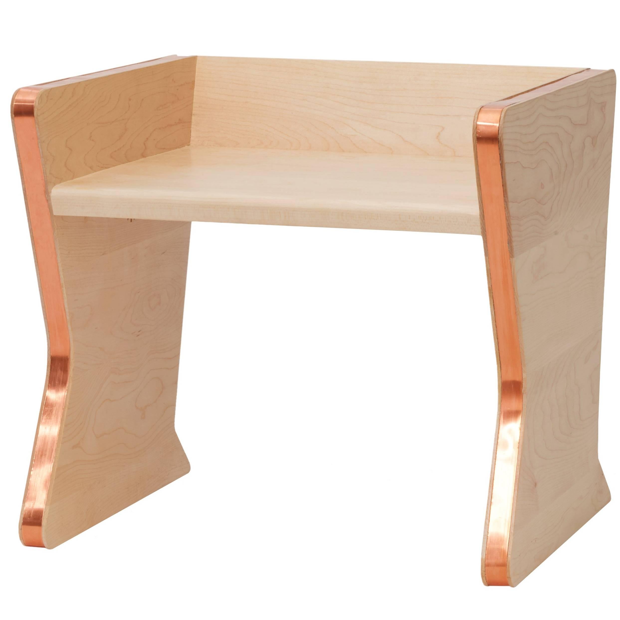 'Sit' Child Chair from the Heritage Collection by Studiokinder in Maple/Copper For Sale