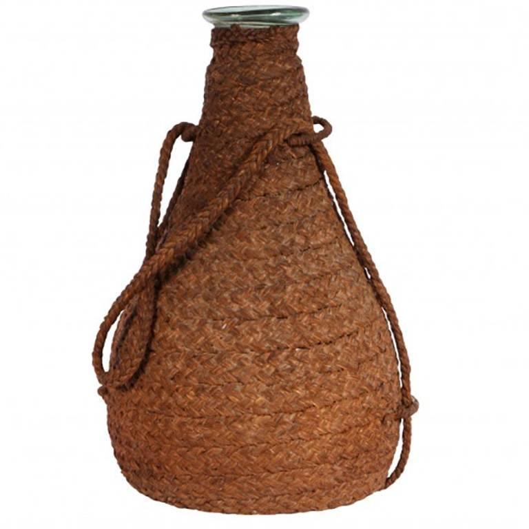 15th-16th Century Rope Wrapped Round Bottle at 1stDibs