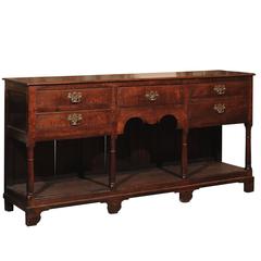 19th Century English Oak Dresser Base or Server 4