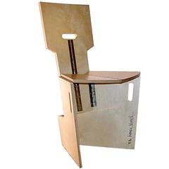 Werner Schmidt, 1990 "Faltsessel" Folding Chair, Original 5