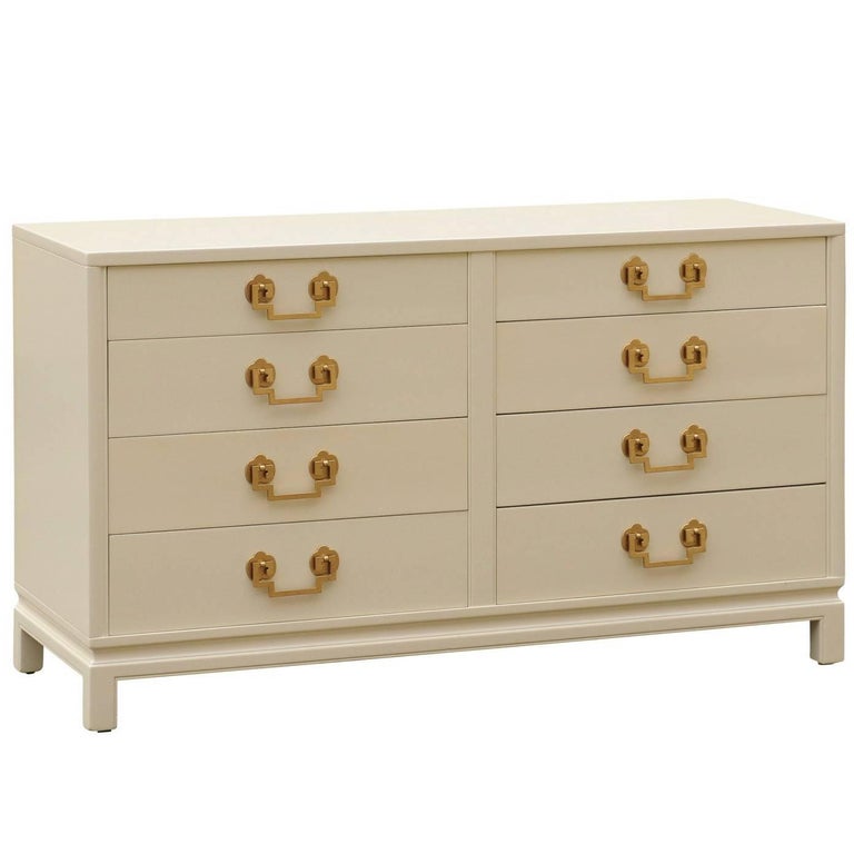 Stellar Restored Landstrom Eight-Drawer Chest in Cream Lacquer For Sale at  1stDibs | par landstrom, stellar chest, landstrom furniture