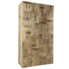 Stunning 'Mosaico' Wardrobe with Different Shades of Wood 8