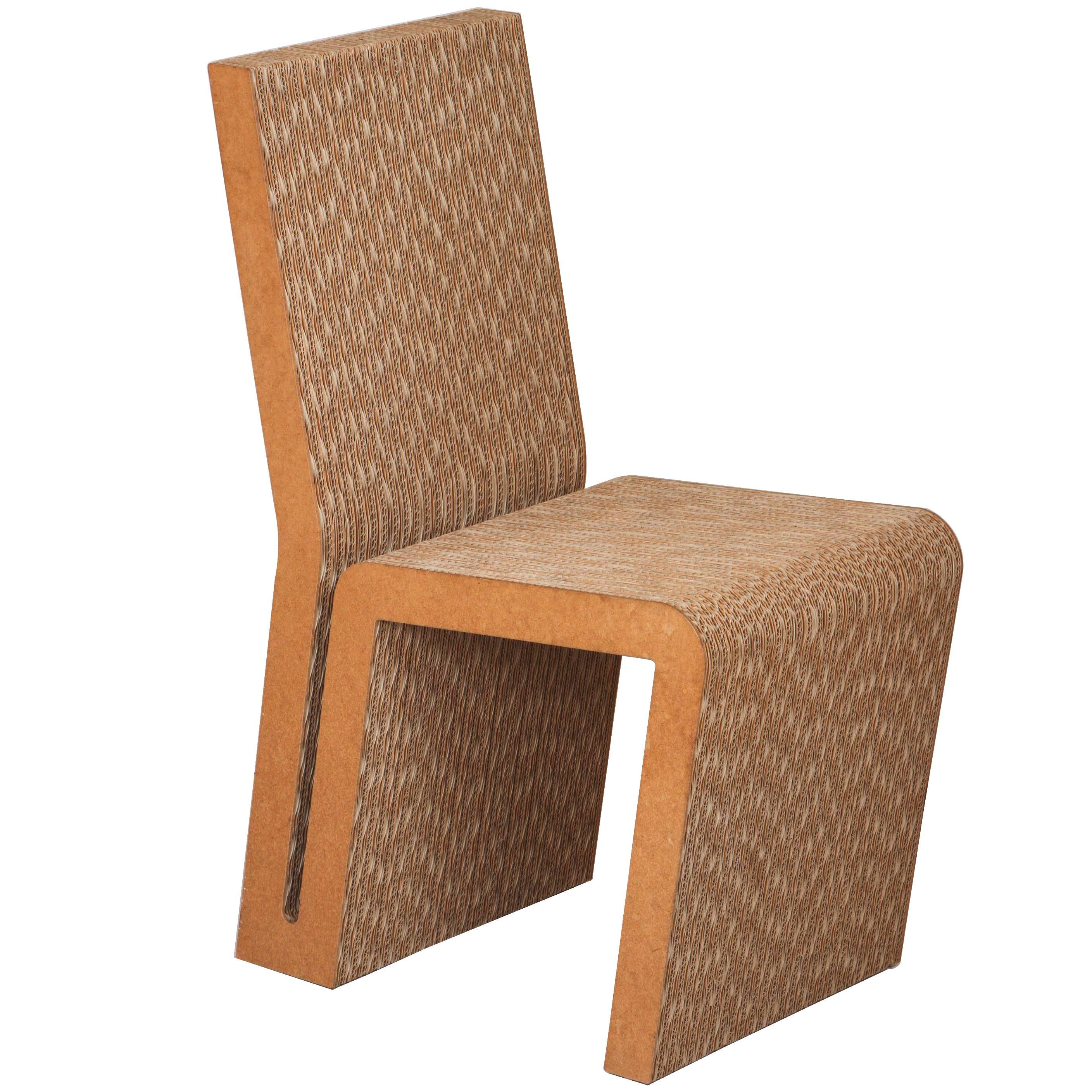 Frank Gehry Side Chair in Cardboard for Vitra Edition For Sale