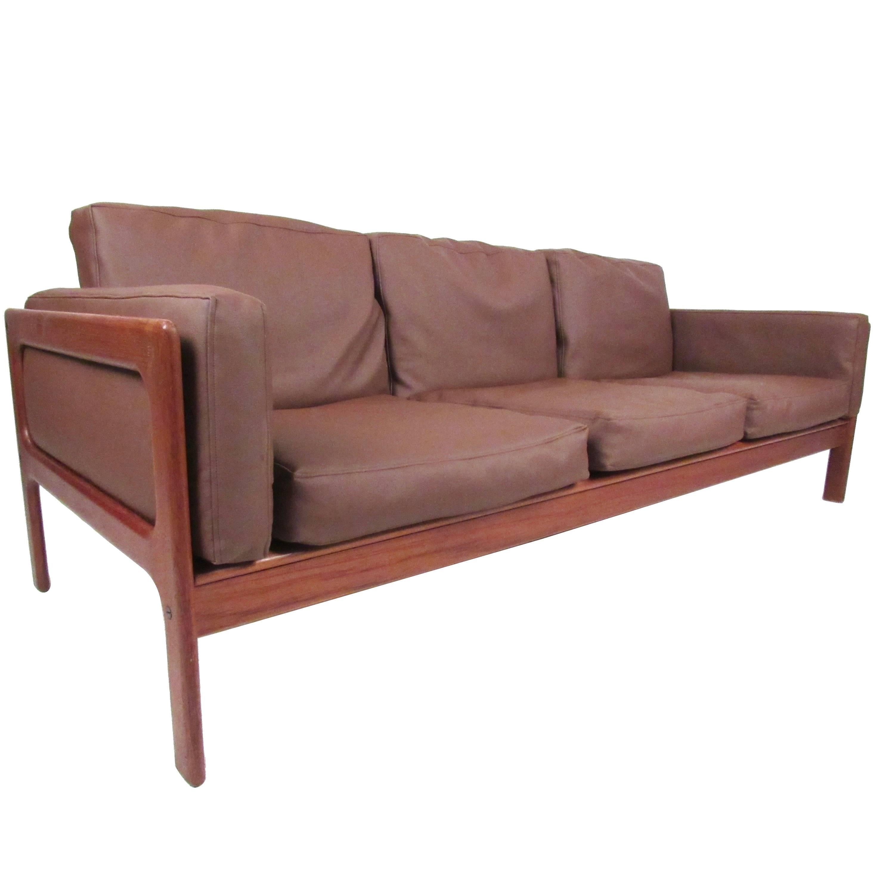 Danish Modern Teak Sofa by Komfort