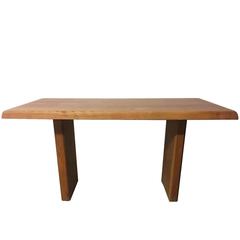 Pierre Chapo Solid Elm Dining Table