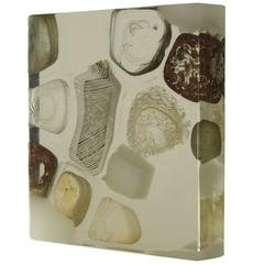 White Glass 'Medusa' Monolith 9