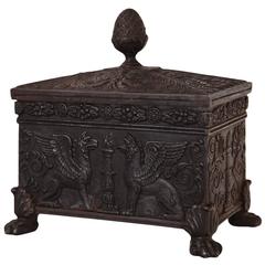 Cassapanca per tabacco in ferro, Berlino, 1820-1825 circa