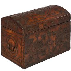 Napoleon III Period 19th Century French Leather Box 11