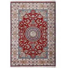 Fine Gharebaghi Vintage Tabriz Persian Rug 3
