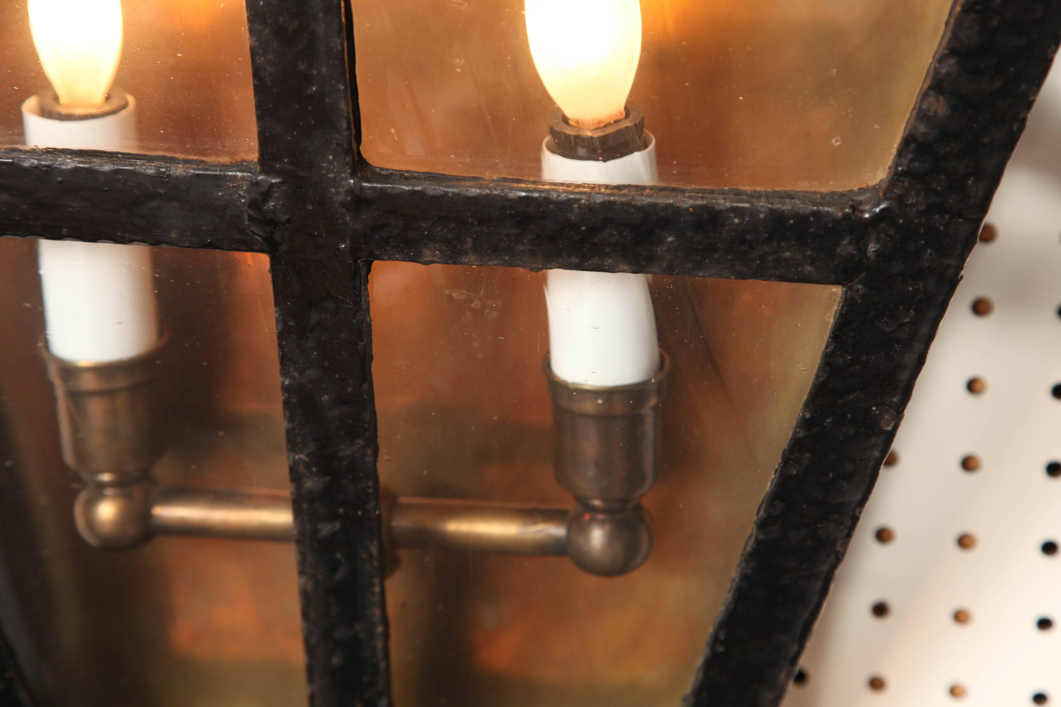 Pair of Pagoda Style Copper Wall Lanterns 5