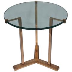 Brass and Glass Peter Ghyczy Table 4