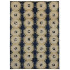 New Contemporary Moroccan Style Rug with Symmetrical Circles and Modern Style
