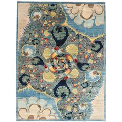 Orley Shabahang Signature "Genesis" Carpet in Handspun Wool and Vegetable Dyes