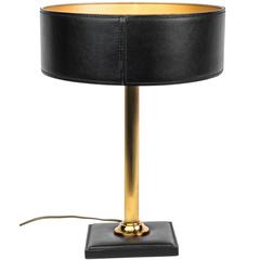 Stunning 1940s Brass Table Lamp Attributed to Adnet 2