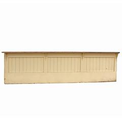 Antique Buttercream Country Store Counter