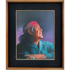 1990s Southwestern Portrait by Jeff St. John
