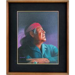 1990s Southwestern Portrait by Jeff St. John
