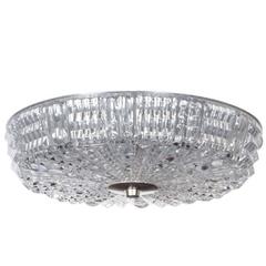 Carl Fagerlund for Orrefors Crystal Flush Mount