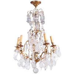 French Napoleon III Crystal Chandelier, circa 1870s 12