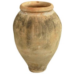 Spanish 19th Century Terracotta Olive Jar