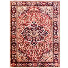 Vibrant Antique Heriz Carpet