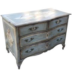 19th Century Provincial Painted French Commode 12