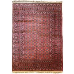 Vintage Afghan Rug, circa 1970s 8