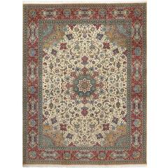 Fine Vintage Tabriz Persian Rug 9
