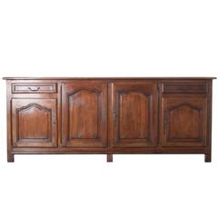 19th Century French Louis XV Transitional Oak Enfilade