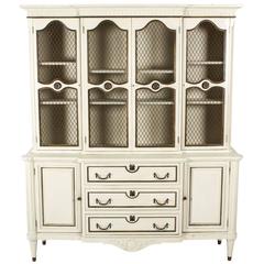 Regency Style Breakfront Bookcase 5