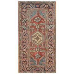 Antique Small Persian Heriz Rug