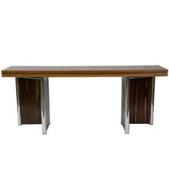 Rosewood Flip-Top Console or Dining Table