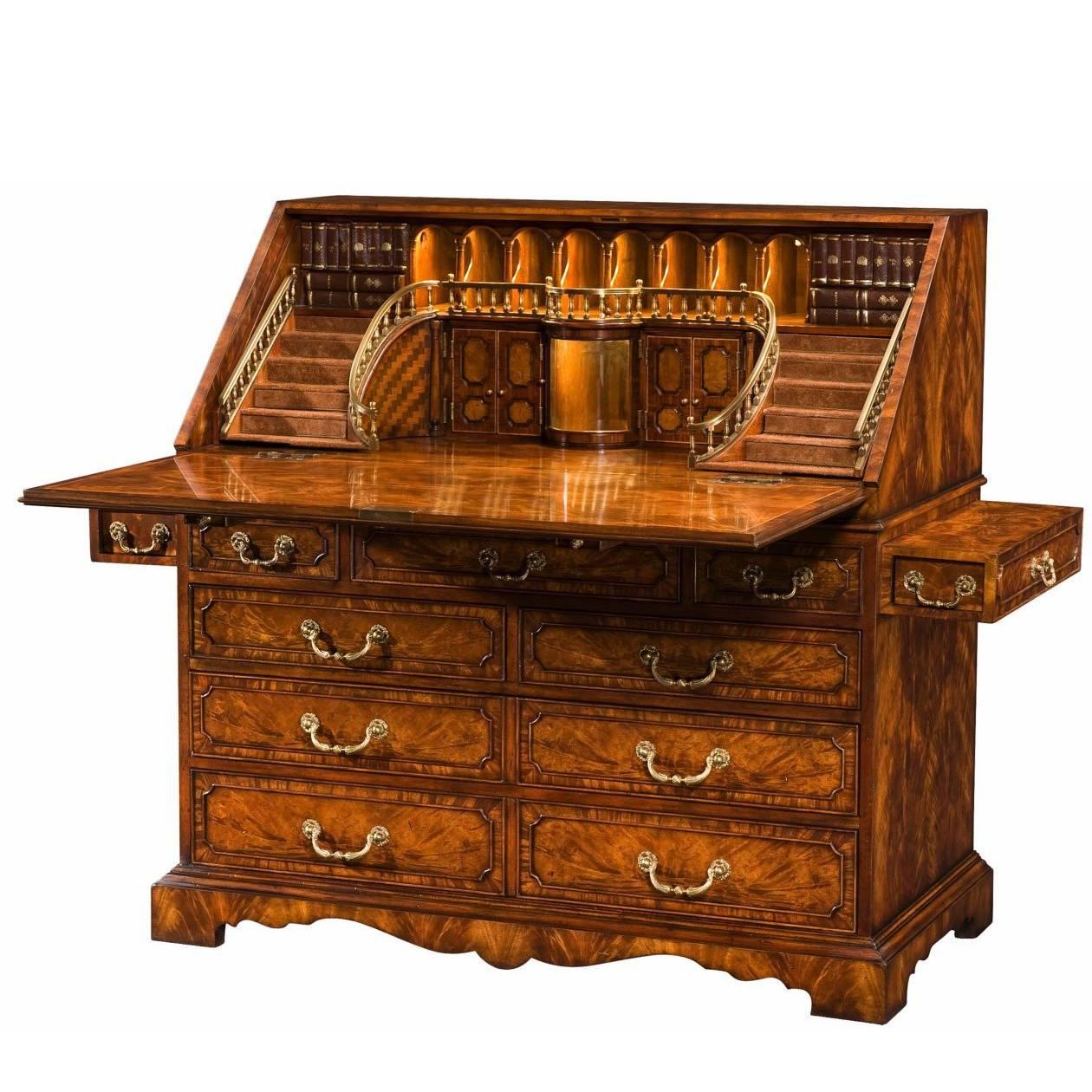 Althorp Mahogany Bureau Desk For Sale