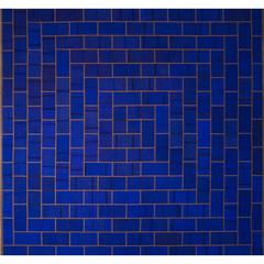 Modern Persian Flat-Weave Overdyed Patchwork Kelim