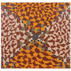 'Bush Yam Dreaming' Australian Aboriginal Painting by Eu Napaltjarri