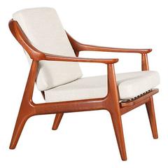 Folke Ohlsson Teak Lounge Chair for DUX