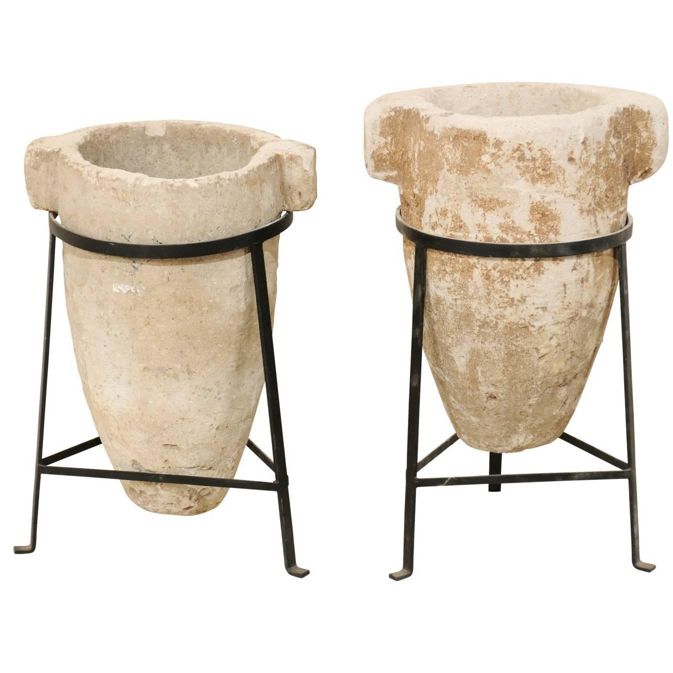 Pair of 19th Century Spanish Colonial Stone Water Filters at 1stDibs