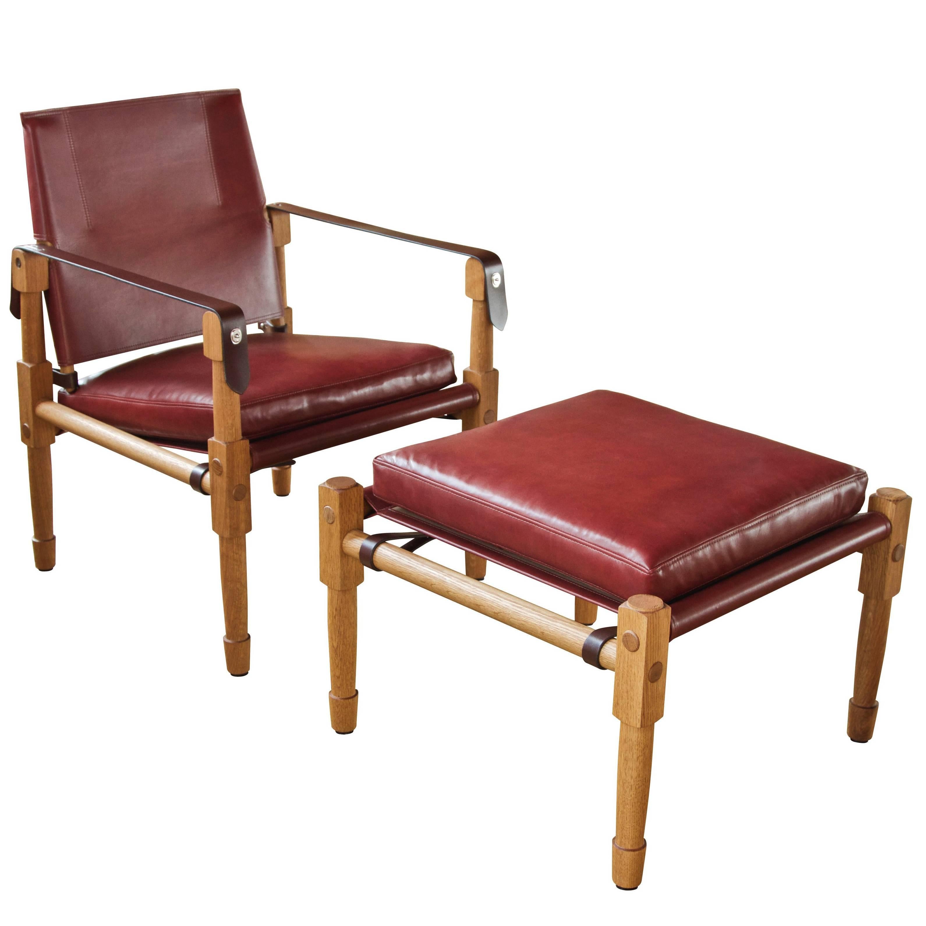Chatwin Lounge Chair and Ottoman - handcrafted by Richard Wrightman Design