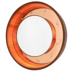 Wonderful Illuminated Wall Mirror Ascribable to Cristal Art, Italy, 1950s-1960s 12