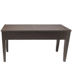 Minimalist Black Double-Element Bench 4