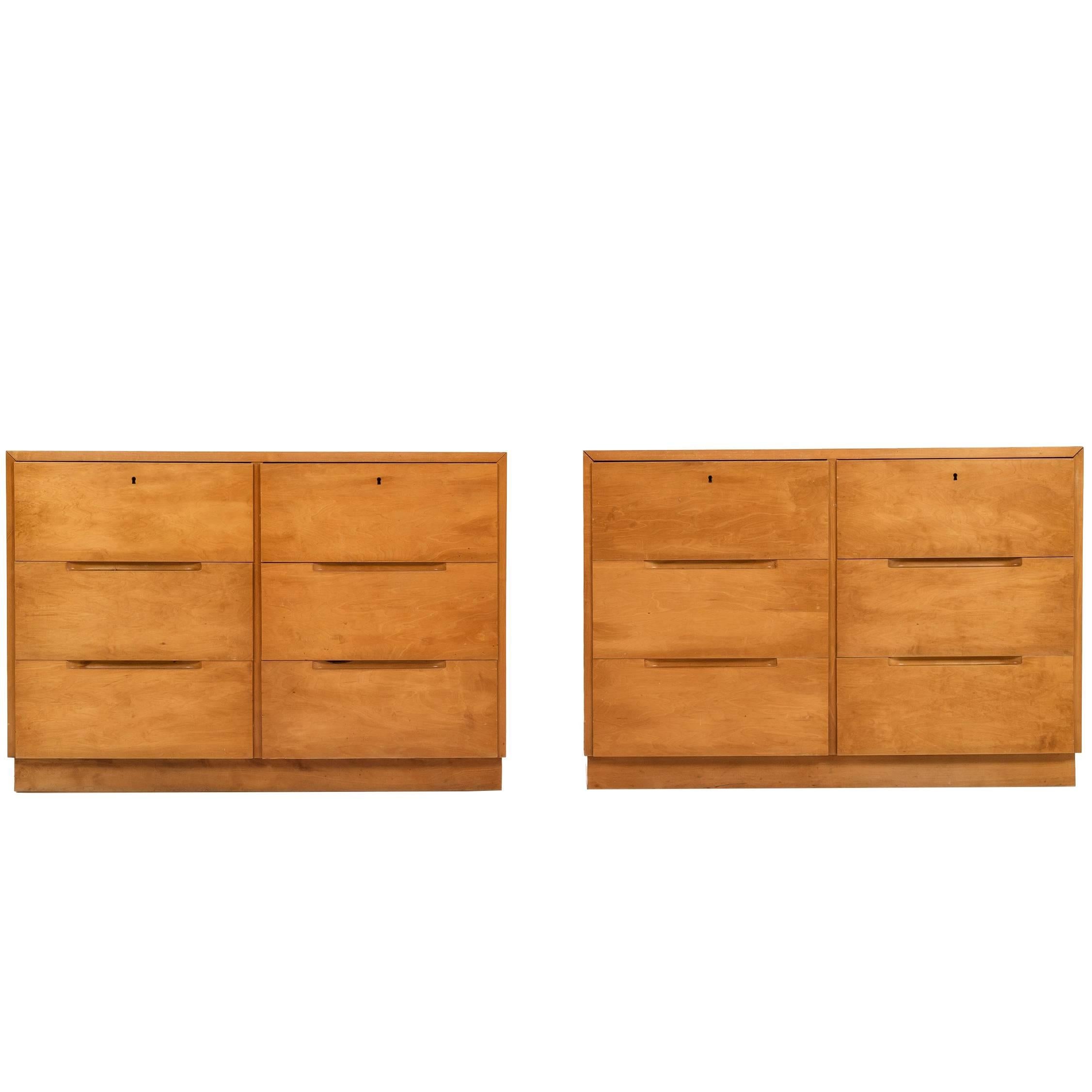 Pair of Alvar Aalto Cabinets for Finsven