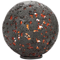 Hot Planet Table Lamp in Bronze by Christopher Kreiling