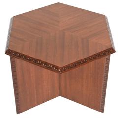 American Modern "Taliesin" Hexagonal Low Table, Frank Lloyd Wright 5